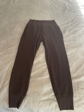 Athleta Ribbed Brown Active Leggings